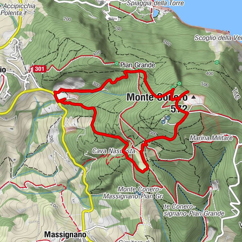Ancona - Pian Grande - Monte Conero - Grotte romane