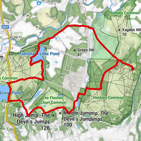 Lion's Mouth - Rushmoor - Stony Jump, The Devil's Jumps