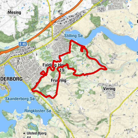 Skanderborg Kommune - Falding Høj - Fruering - Skanderborg