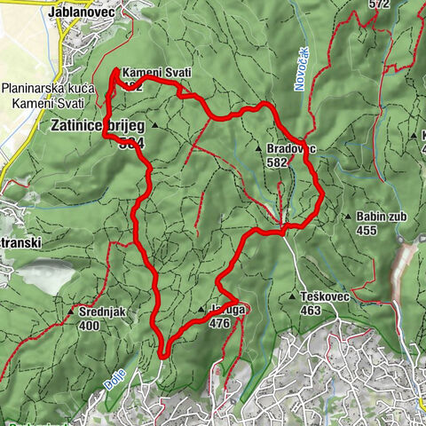 Gradska četvrt Podsused - Vrapče - Jaruga - Kameni Svati - Jablanovec