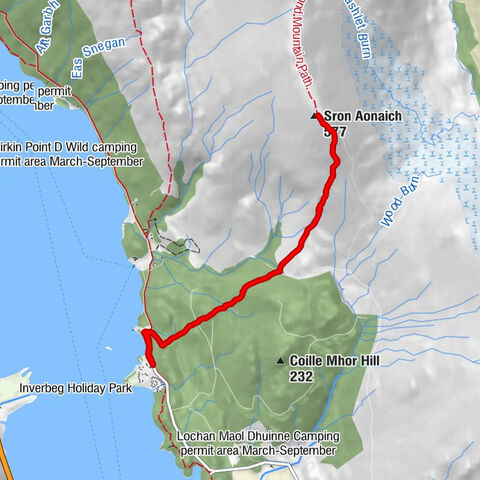 Rowardennan - Sron Aonaich