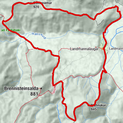 Landmannalaugar - Bláhnúkur - Suðurnámur - Rangárþing ytra