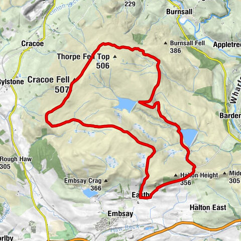 Bracken Slack - Cracoe Fell - Peter's Crag - Barden