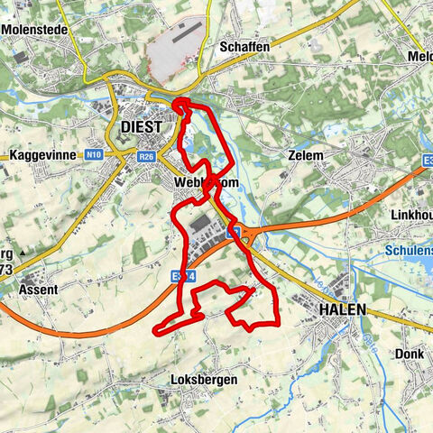 Webbekom - Sint-Trudokerk - Mettenberg - Loksbergen