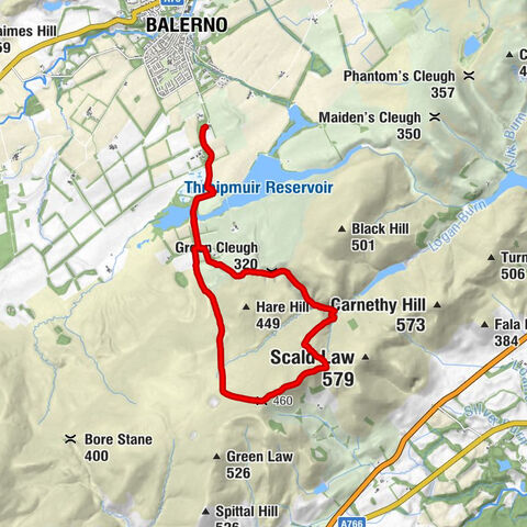 Midlothian - West Kip - East Kip - Green Cleugh