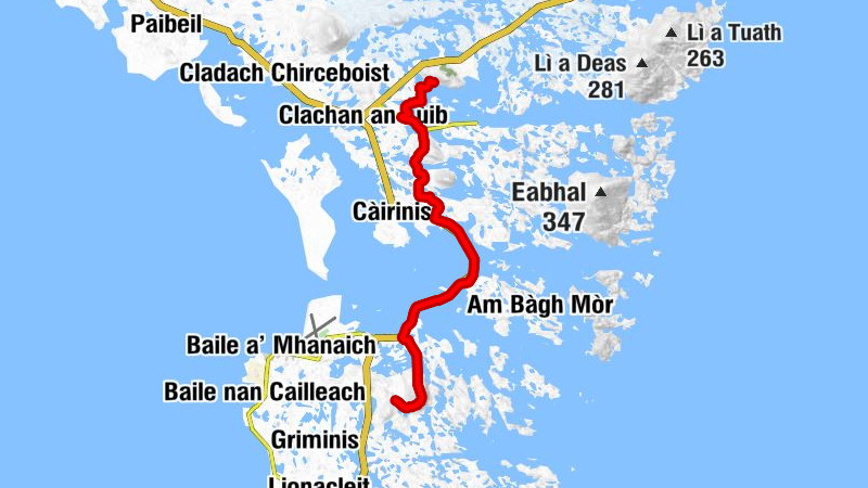 Na h-Eileanan Siar - Ruabhal - Gramsdal - Baile Glas