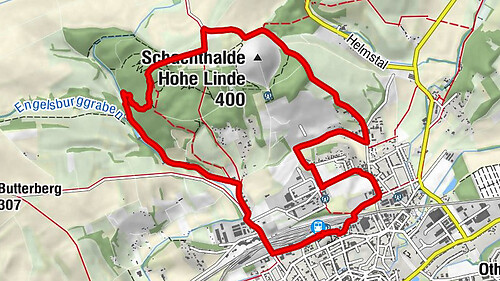 Lengefeld - Engelsburg - Schlößchenkopf - Sangerhausen