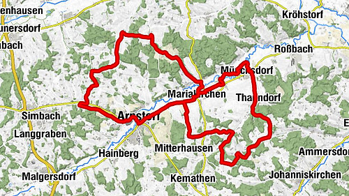 Arnstorf - Furtschneid - Marienkapelle - Binderkapelle