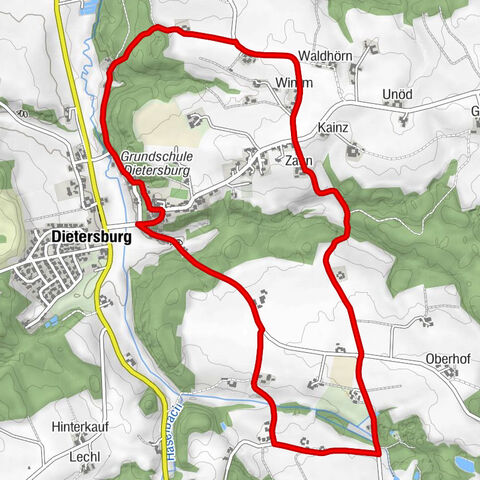 Dietersburg - Waldhörn - Wimm - Kainz