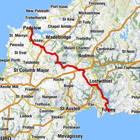 St Petroc's Church - St Sampson - Fowey Church (St Fimbarrus) - Fowey