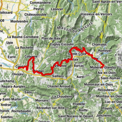 Crest - Église Saint-Joseph - Église de la Nativité - Sallières