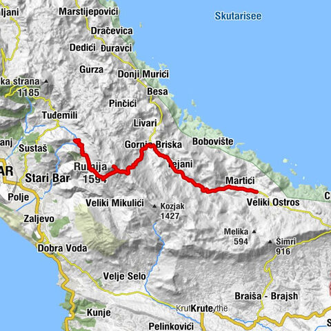 Mali Ostros - Rumija - Crkva Svete Trojice - Baltina