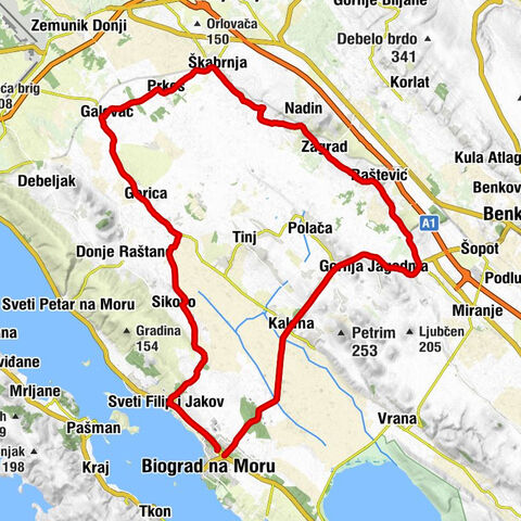 Biograd na Moru - Torovi - Bistro Nany Boss - Crkva svetog Luke