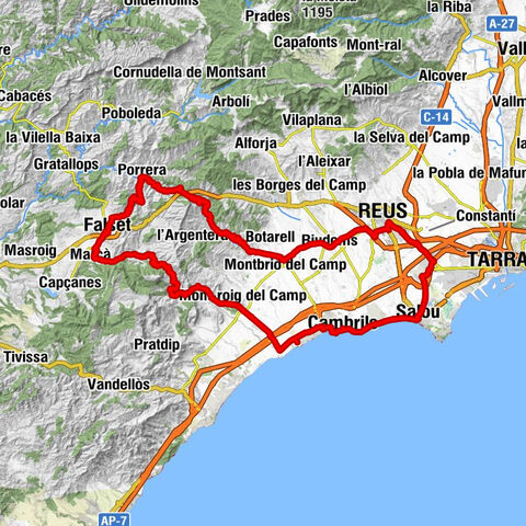Cambrils - Sonia - ermita de Santa Candia - Coll de la Teixeta