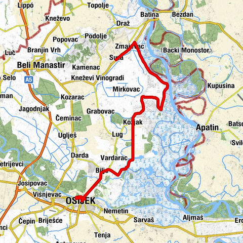 Tvrđa - Kovac Csarda - Crkva svetog Antuna - Suza