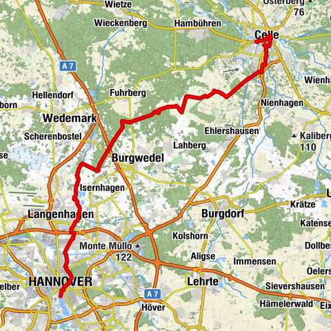 Stadtkirche Sankt Marien - Synagoge - Wietzeblick - Aegidientorplatz