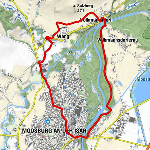 Wang - Volkmannsdorf - Moosburg an der Isar - Moosburg Horet Camii