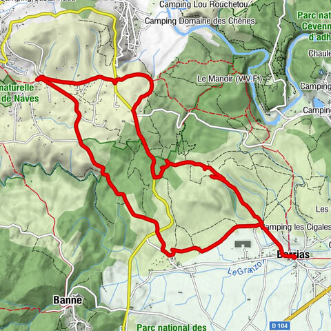 Berrias - Berrias Saveurs - Église Saint-Jean-Baptiste - La Lauze