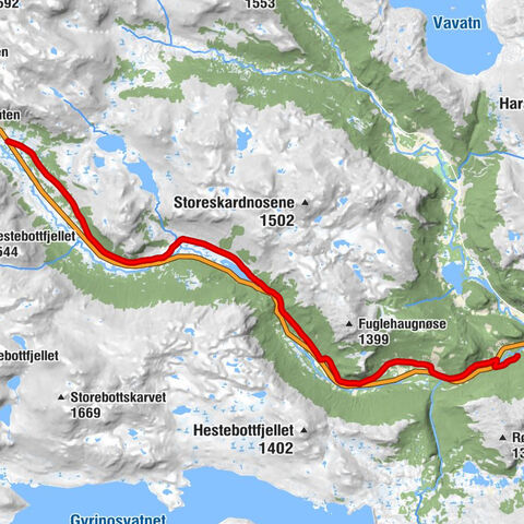 Hemsedal - Ershovdstølane - Liastølane - Venåsen