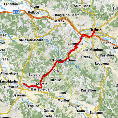 Orthez - Église Saint-Jacques-le-Majeur - Église Sainte-Marie-Madeleine - Église Saint-André