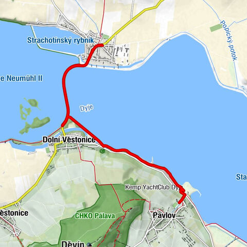 Pavlov - sv. Oldřich - Isis - Strachotín