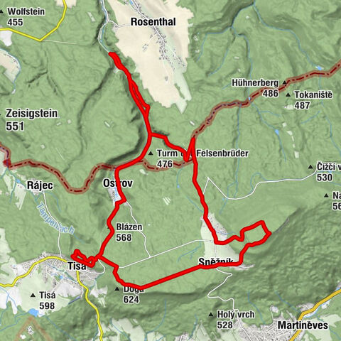 Gasthof Ottomühle - Max - Blázen - Děčínský Sněžník