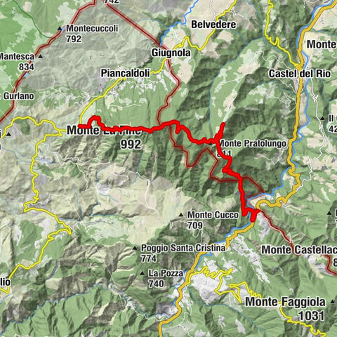 Firenzuola - Monte La Fine - Il Sasso - Moraduccio