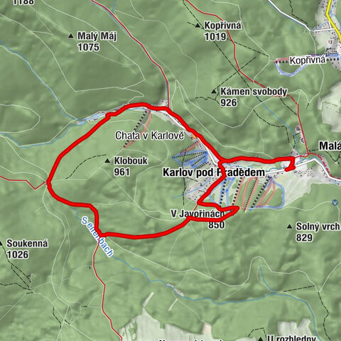 Karlov pod Pradědem - Chata v Karlově - V Javořinách