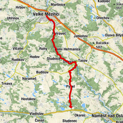 Velké Meziříčí - svatý Mikuláš - kostel svatého Kříže - Studenec