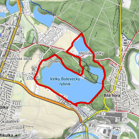 Plzeň - Malý Bolevec - Ostende - Plzeň 1