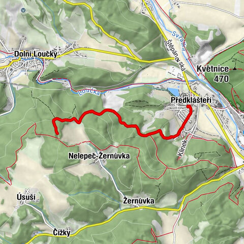 Restauace v Chaloupkách - Předklášteří - Troubny - Studánka pod Pasníkem