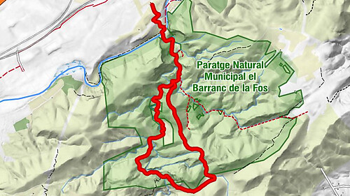 BARRANC DE LA FOSCH (MONTESA) 9,7 km