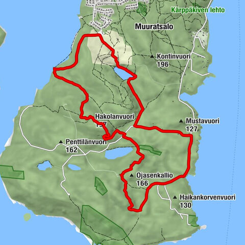 Muurame - Ojasenkallio - Hakolanvuori