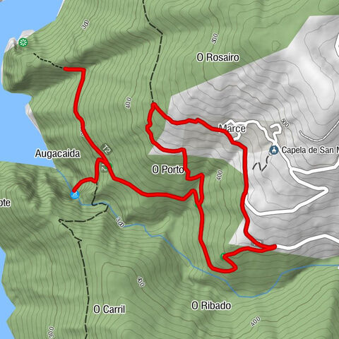 Atán - Fervenza de Augacaída - Marce - Vilar de Ortelle