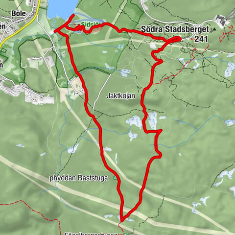 Sundsvall - Sidsjöbodarna - Asphyddan Raststuga - Jaktkojan