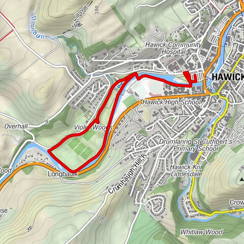 Hawick - Teviot Parish Church - Longbaulk - Scottish Borders