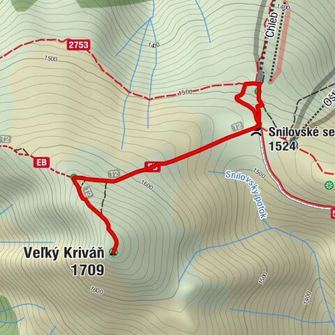 Turany - Veľký Kriváň - Snilovské sedlo - Terchová