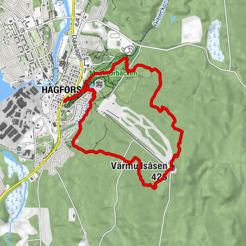 Hagfors - Värmullsåsen - Björnängen