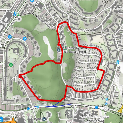 Mölndals kommun - Mölndal - Jesu Kristi Kyrka av Sista Dagars Heliga - Sydväst