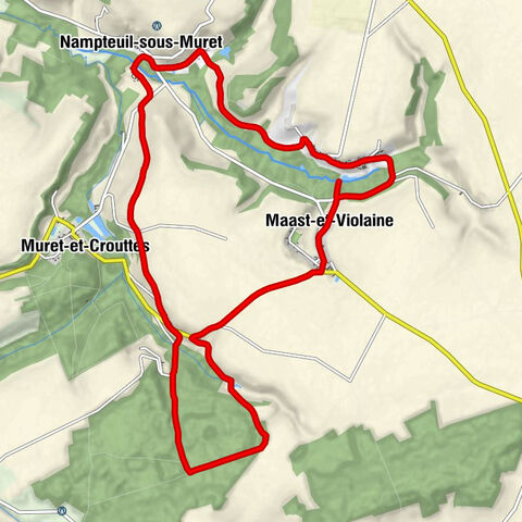 Église Saint-Jacques - Nampteuil-sous-Muret - Église Saint-Martin - Beaucourt