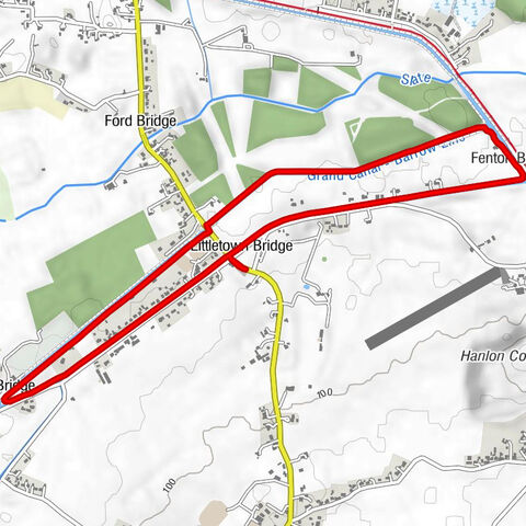 Littletown Bridge - Fenton Bridge - Skeic Bridge - Huband Bridge