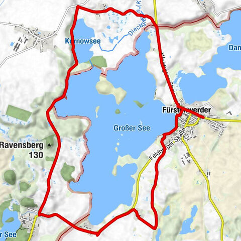 Kirche Fürstenwerder - Fürstenwerder - Schulzenhof - Fibigershof