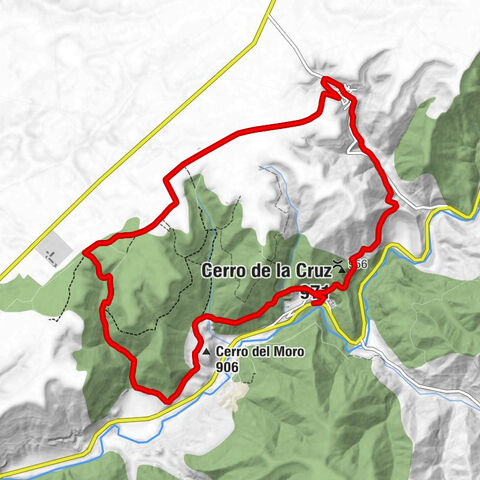 Yela - Cerro del Moro - Cerro de la Cruz - N. Sra. de los Llanos
