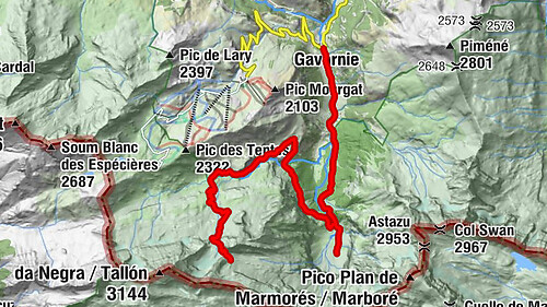 Gavarnie - Cirque de Gavarnie - Hôtellerie du Cirque - Refuge des Sarradets