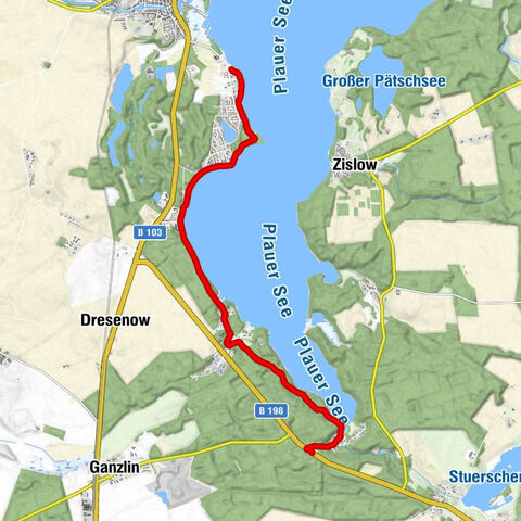 Stuer Hintermühle - Dresenower Mühle - Silbermühle - Plötzenhöhe