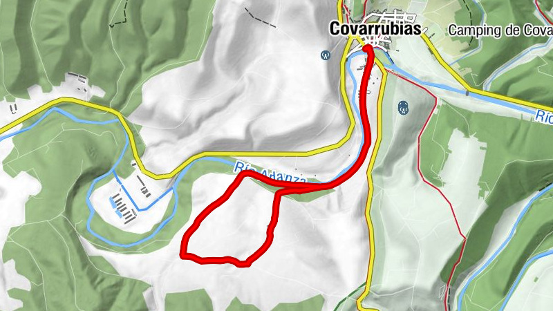 Covarrubias - Barrio del Arrabal - Fuente de los Calzadillos - Ermita de Redonda