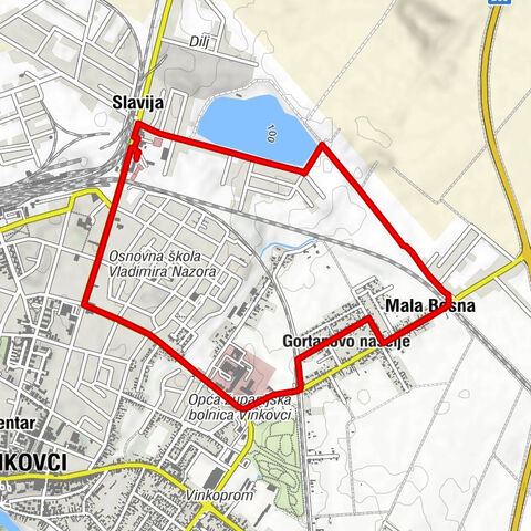 Slavija - crkva svetog Josipa - Gortanovo naselje - Vinkovci