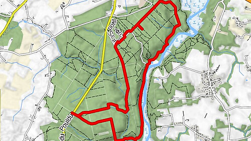 Quimperlé - La chaire de l'évêque - Rocher Royal