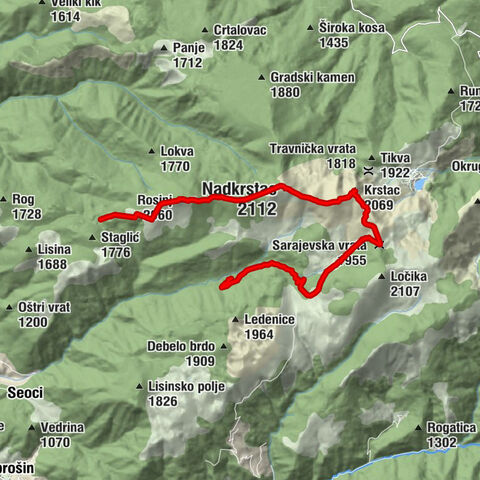 Rosinj - Nadkrstac - PD Radovina