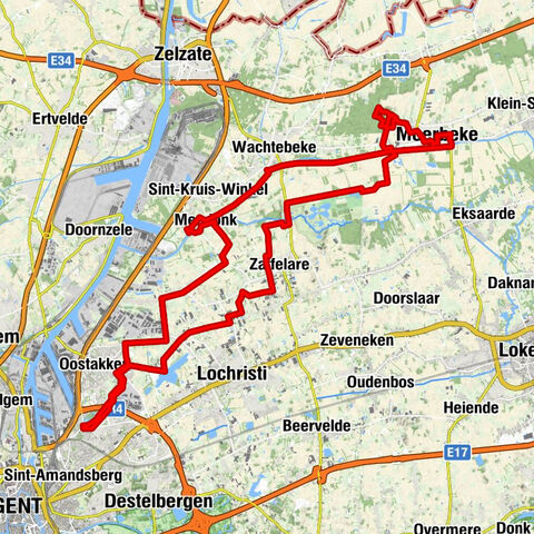 Gent - Sint-Baafskerk - Sint-Antonius Abtkerk - Lourdes